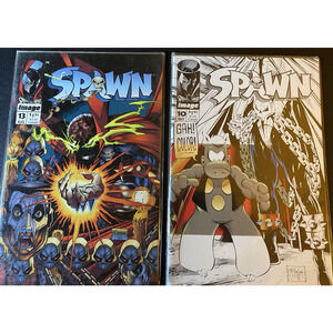🕷️ Spawn 2 Comic Lot Vintage Issues #10 & #13 1993, Image Marvel Comics